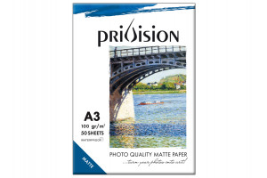 Fotopaber PRIVISION matt A3, 100g. 50l.